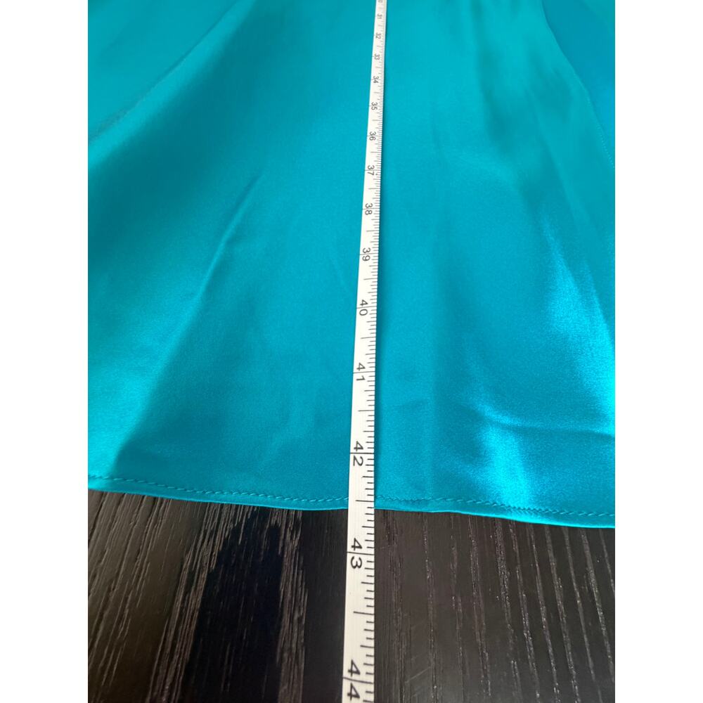 Amanda Uprichard NEW Silk Midi Slip Dress With Side Slit, Med - Picture 4 of 6